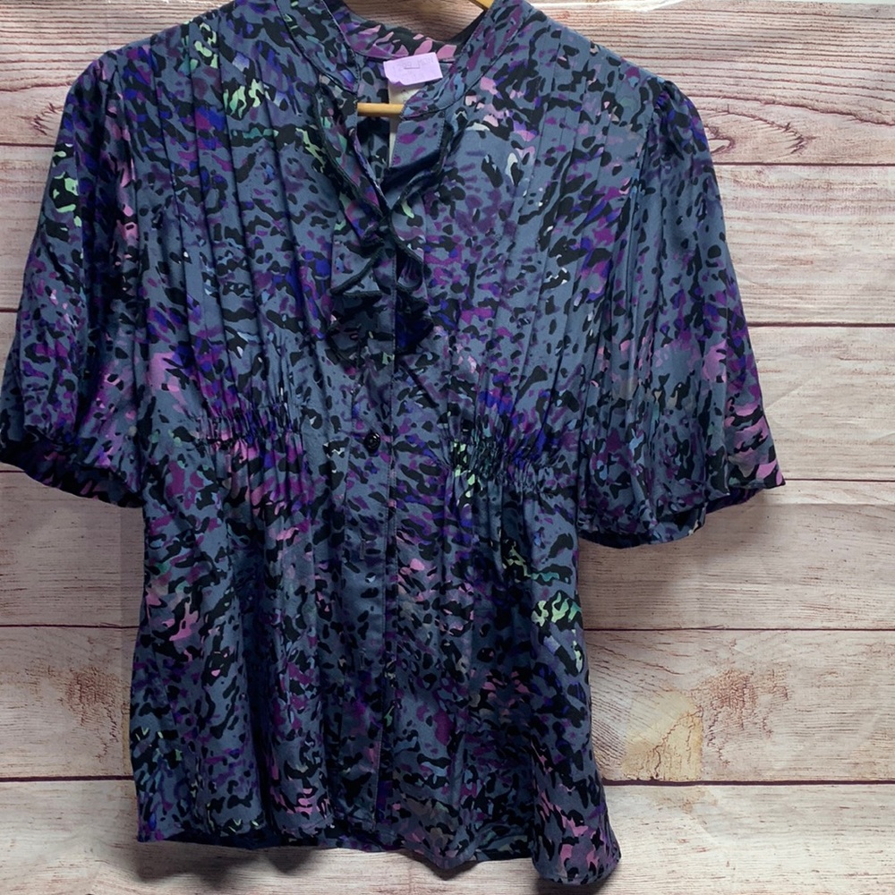 Beautiful watercolor blouse.